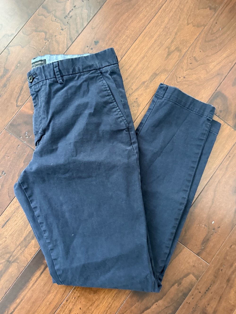 Banana Republic Men's Navy Blue Mason Chinos 34x36